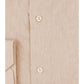Beige Linen Men Shirt