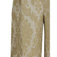 Brocade Print Pants