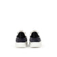 White Fabric And Leather Sneaker