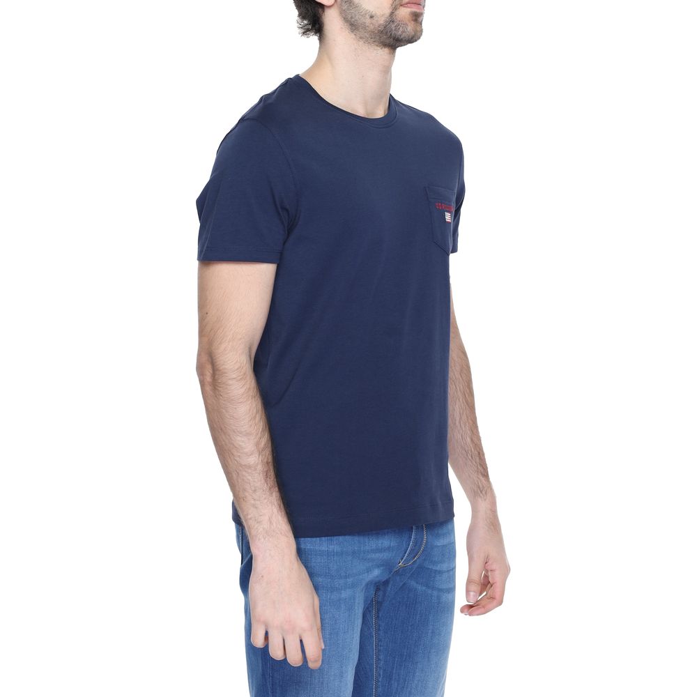 Blue Cotton T-Shirt