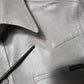 Metallic Gray Cotton Button Down Shirt