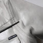 Metallic Gray Cotton Button Down Shirt