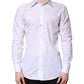White Cotton GOLD Dress Formal Shirt
