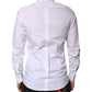 White Cotton GOLD Dress Formal Shirt