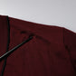 Maroon Cashmere V-neck Men Pullover Sweater