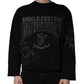 Black DG Heaven Crew Neck Pullover Sweater