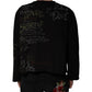 Black DG Heaven Crew Neck Pullover Sweater