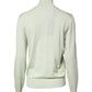 Light Green Wool Turtleneck Pullover Sweater