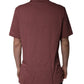 Dark Pink Button Down Casual Polo Men Shirt