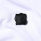 White Cotton Logo Collared Polo T-shirt