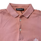 Pink Cotton Crown Collared Polo T-shirt