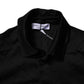 Black Cotton Collared Polo T-shirt