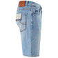 Light Blue Cotton Short