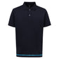 Blue Cotton Polo Shirt