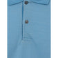 Blue Cotton Polo Shirt