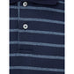 Blue Cotton Polo Shirt