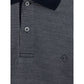 Blue Cotton Polo Shirt