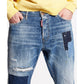 Blue Cotton Jeans & Pant