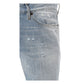 Light Blue Cotton Men Jeans