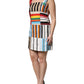Multicolor Cotton Stripe Sleeveless Dress