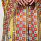 Multicolour Carretto Print Kaftan Twill Dress