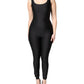 Black Sleeveless Bodycon Women Jumpsuit Dress
