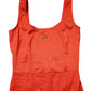 Orange Sleeveless Bodycon Jumpsuit Dress