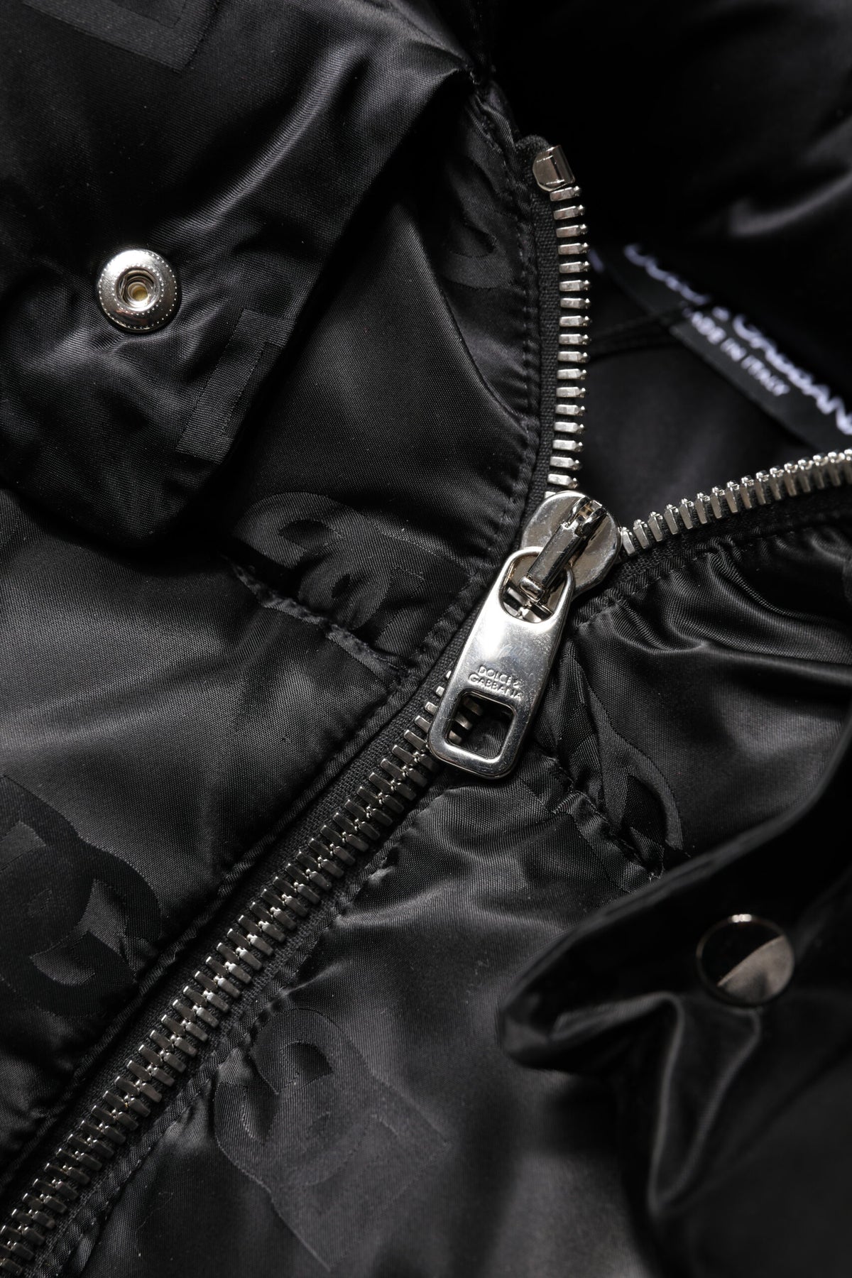 Black Padded Puffer Hooded Full Zip Cropped Jacket