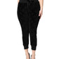 Black All-Over DG Logo Print Jogger Pants