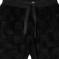 Black All-Over DG Logo Print Jogger Pants