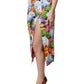 Multicolor Floral High Waist Midi Skirt