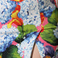 Multicolor Floral High Waist Midi Skirt