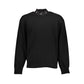 Black Cotton Men Sweater
