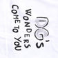 White Short-Sleeved Printed Jersey T-shirt