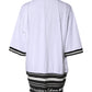 White Cotton DG Fashion Crew Neck Tee T-shirt