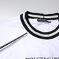 White Cotton DG Fashion Crew Neck T-shirt