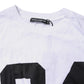 White Black Fashion Devotion Oversized Top