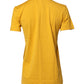 Yellow Printed Cotton Short Sleeves T-shirt