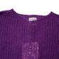 Violet Knitted Long Sleeves Round Neck Sweater