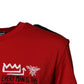 Red Cotton Round Neck Short Sleeves T-shirt