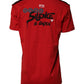 Red Cotton Round Neck Short Sleeves T-shirt
