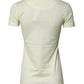 Light Yellow Cotton Short Sleeve T-shirt