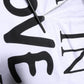 White Cotton Silk Blend Ascot Collar T-shirt