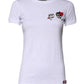 White #DGFAMILY Cotton Embroidery T-shirt