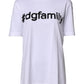 White #DGFAMILY Embroidery Cotton T-shirt