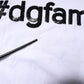 White #DGFAMILY Embroidery Cotton T-shirt