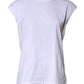 White Cotton Sleeveless Round Neck Tank Top