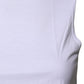 White Cotton Sleeveless Round Neck Tank Top