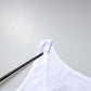 White Cotton Sleeveless Round Neck Tank Top