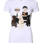 White Cotton #DGFAMILY Embroidery T-shirt